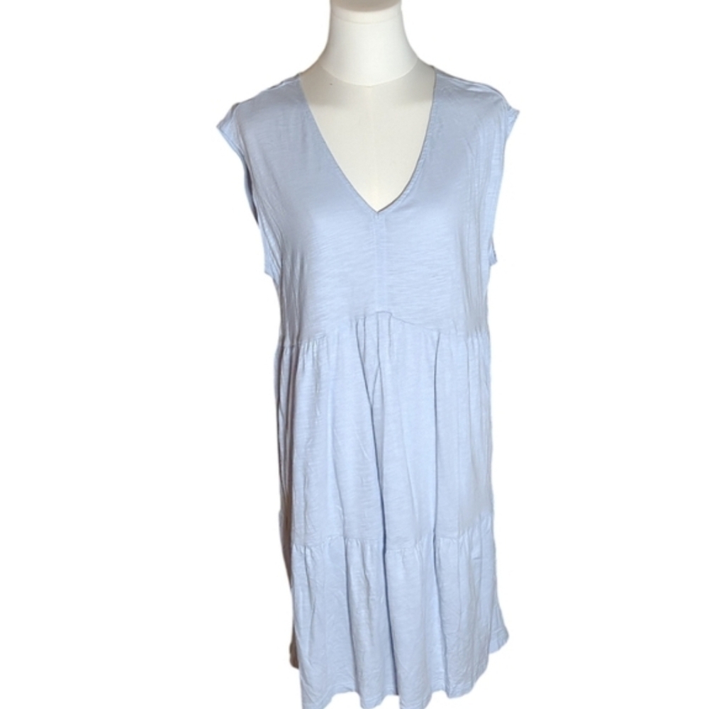 Social Standard By Sanctuary Cottagecore Blue Sleeveless Dress Size Large